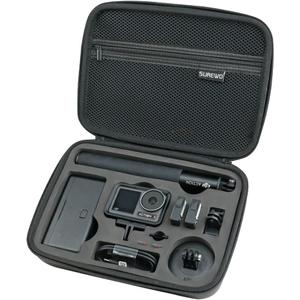 SUREWO Surface-Waterproof DJI Osmo Action 5 Pro Carrying Case,Travel Portable Bag Compatible With DJI Osmo Action 5 Pro/4/3 Adventure Combo Accessories