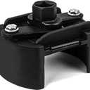 KVAEY Oil Filter Wrench, 2.36 Inch to 3.15 Inch Adjustable Oil Filter Socket Wrench with 2 Non-Slip Jaws, Universal Heavy Duty Oil Filter Removal Tool Pliers, Car Accessories