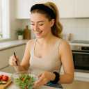 2 x Black Velvet Braided Headband & Scrunchie Set  Matching Hair Accessories for Women & Girls