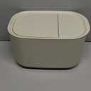 Zuutii Rice Storage Container,Food Container, Dry Food Storage,7.2lbs Pet Food Dispenser, 6.9Qt/11lbs Large Storage Bin with Lid,Silicone Ring & Moisture Proof,for Grain Cereal Soybean Corn,Begie