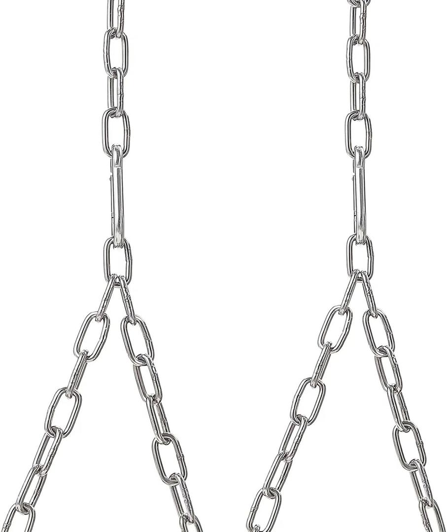 Heavy Duty 7.8 Ft Porch Swing Hanging Chain Kit - 304 Stainless Steel - 700 Lbs Weight Capacity - Ideal for Porch Swings, Benches, Playgrounds