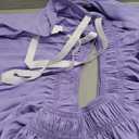 Wrap Around Dust Ruffle Bed Skirt - Lavender - for Queen Size Beds with 12 Inch Drop - Elastic Strap - Adjustable Pleated Bedskirt with Brushed Fabric and Wrinkle Free - for Women, Men, Kids & Teens