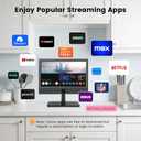othoig 12.5 Inch Small Smart TV with Built-in Apps, Full HD 1080P Mini Flat Screen TV, WiFi & Bluetooth, ATSC Digital Tuner, USB/HDMI/AV Inputs,12V Car Charger Small TV for Kitchen,Bedroom,RV,Office
