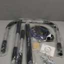 Ally Peaks Pull Up Bar for Doorway | Thickened Steel Max Limit 440 lbs Upper Body Fitness Workout Bar| Multi-Grip Strength for Doorway | Indoor Chin-Up Bar Fitness Trainer for Home Gym Portable (silver1)