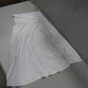 Women's Solid Flared Lightweight High Waist Classic Pull On Closure Stretchy A-Line Foldable Midi Skirt, Small