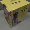 BELLA (13330) Personal Size Rocket Blender, Perfect for Smoothies & Healthy Drinks, Grinding, Chopping & Food Prep, 12 Piece Set, Stainless Steel/Chrome (1.7 Cup)