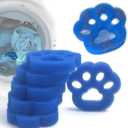 6 Pack Pet Hair Remover for Laundry, Reusable Pet Hair Remover for Washer & Dryer, Effective Cat & Dog Hair Catcher for Clothes, Bedding, Lint and Fur Remover for Laundry