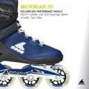 Rollerblade Macroblade 80 Men's Adult Fitness Inline Skate, Performance Inline Skates
