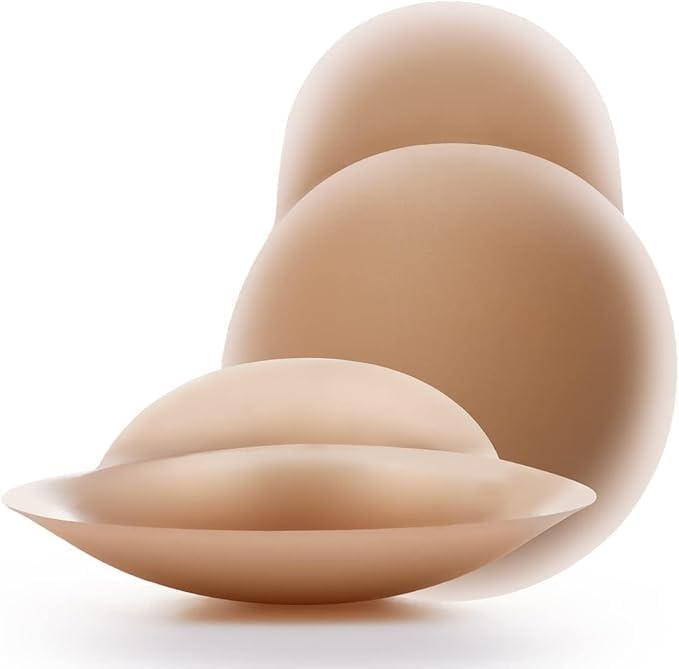 Nipple Covers - Seamless and Sheer Adhesive Silicone Nipple Pasties for Women Reusable, Sticky Breast Petals
