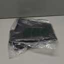 Water Cooler Mat - (22" x 19") Non-Slip Water Cooler Mat with Raised Edge for Foor Protector, Under Water Dispenser Mat Used for Bedrooms, Kitchens,Offices, Bars (Black)