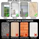 8 Sheets Halloween Window Clings Bat Ghost Creative Pumpkin Horror Skeleton Window Decorations Stickers for Halloween Indoor Party Decorations