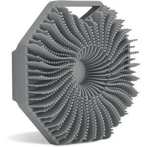 Sud Scrub Antimicrobial Silicone Body Scrubber, Exfoliating Body Scrubber for Sensitive Skin, Eco Friendly Shower Scrubber for Body, Silicone Body Brush for Showering, Charcoal