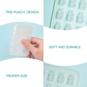 UR URLIFEHALL 1 Pc Gummy Bear Charms Resin Silicone Mould