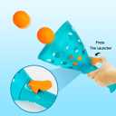 punkdog Pop and Catch Ball Game with 24 Balls and 4 Catch Launcher Baskets - Outdoor Indoor Game Activities, Christmas Easter Gift Beach Sport Summer Beach Toys for Kids Ages 4 5 6 7 8 10 12+