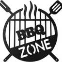 Funrous Metal BBQ Sign Outdoor Round Grill Zone Retro Barbecue Monogram Wall Decor Kitchen Hanging Grill Barbecue Sign for Backyard Patio Farmhouse Porch Deck Decorations