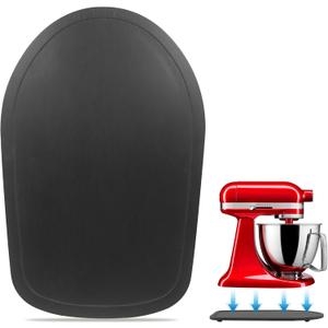 Mixer Slider Compatible with Kitchen aid Bowl Lift 4 .5-5 Qt Stand Mixer Pine Wood - Kitchen Countertop Storage Mover Sliding Caddy for Kitchen Aid 4 .5-5 Qt Mixer (4 .5-5 Qt - Black)