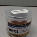 haisstronica 10pcs 3/0 AWG - 3/8"(M10) Tinned Copper Battery Lugs, Heavy Duty Wire Lugs with 10pcs 3:1 Adhesive Heat Shrink Tubing, 000 Gauge Wire Lugs, Tinned Copper Battery Cable Ends