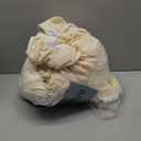 Turquoize 3 Piece T Cushion Loveseat Slipcovers Sofa Cover for 2 Cushion Couch Cover Washable Sofa Slipcover Furniture Covers with 2 Individual T Cushion Seat Covers (2 Cushion Loveseat, Cream)