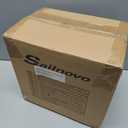 Sailnovo Pasta Maker Machine, 180 Roller Pasta Maker, 9 Adjustable Thickness Settings 2-in-1 Noodles Maker with Rollers and Cutter, Perfect for Spaghetti, Fettuccini, Lasagna or Dumpling Skin Silver