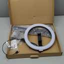 Overhead Phone Mount with Ring Light Phone Holder,10" LED Ring Light for Desk with Stand and Remote for iPhone,Phone Tripod with Light for Video Recording TikTok Live Stream Cooking Kitchen Vlogging