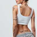 Cute Y2K Temporary Tattoos | Realistic Waterproof Fake Tats | Festival, Bachelorette, Halloween, Birthday Favors, Accessories