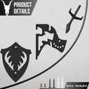 Skull Hooker  European Deer Skull Mount Hanger  Multi-Angle Adjustable Euro Deer Skull Mount  Medium Skull Hook with Screws  Skull Mount for Hanging Antelope, Cattle, Coyote and Small Game Animals