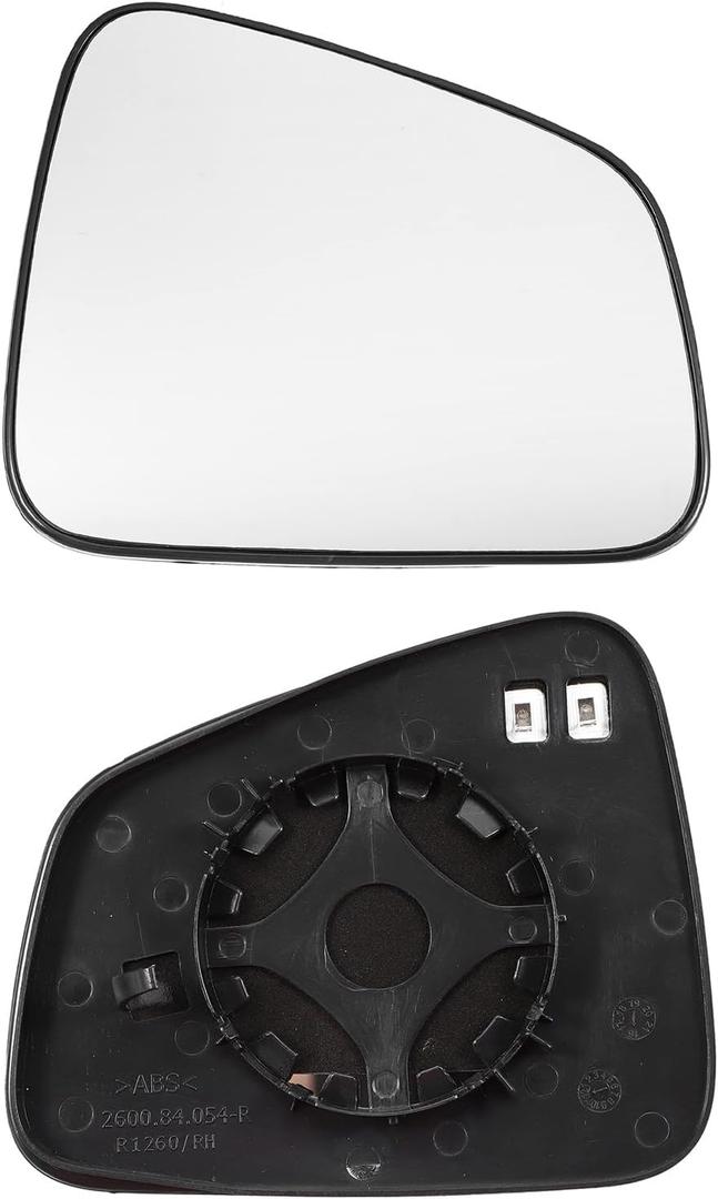 TOP-VIGOR 1-Pack Passenger Side Heated Mirror Glass Compatible with 2013 2014 2015 2016 Buick Encore, 2015 2016 2017 2018 2019 2020 Chevrolet Chevy Trax, Right Side Mirror with Backing Plate, 94564035