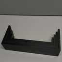 2 Set Black Wooden Tiered Riser Display Stands for Vendor Events,Stackable Wood Cupcake Stand,Farmhouse Decor Wood Dessert Table Display Set,Vendor Booth Display Items,Food Display Risers for Party
