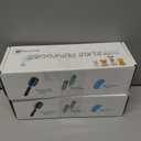 2 x Double-Sided Pet Dog Cat Brush for Detangling Deshedding & Removing Small Mats plus Rubber Dog Bath Brush for Grooming, Shedding, Massage & Skin Care Brush - Best Pet Detangler Brushes