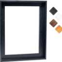Canvas Floating Frame, Picture Wall Art Painting Frame for Finished Canvas Painting 1-1/4 Deep Picture Art Wall Decor. (Black, 24x30)