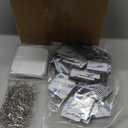 Teenyyou 100 Sets 50mm/ 2 Inch Button Press Supplies Square Button Parts DIY Fridge Magnets Craft Set Including Magnet, Metal Cover, Plastic Back Cover, Pins, Transparent Film, Blank Paper