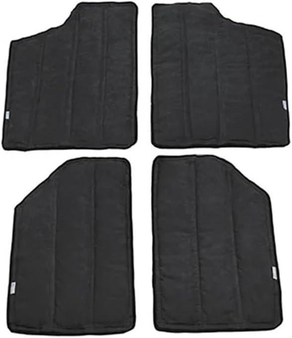 Heat Insulation Cotton Pad Compatible For Jeep Wrangler JK 2012-2017 Headliner Roof And Rear Window Insulation Kit 2 4 Doors(2 Door black)