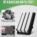 Cabin & Engine Air Filter Fit for Honda Civic L4 1.5L (2016-2021), CR-V CRV L4 1.5L (2017-2022) Activated Carbon Cabin Filter Replacement CF11182 CA12050 Car Accessories (Not for hybrid!)