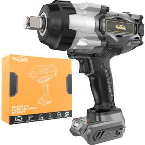 Cordless Impact Wrench 3/4" Compatible with Dewalt 20V Battery, 1850Ft-lbs(2500N.m) High Torque Impact Gun Heavy Duty, Brushless Electric Power Impact Driver with 4 Speed Modes & LED Work Light