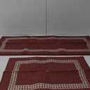 COSY HOMEER Kitchen Rugs Non-Slip 20x30/20x48 Inch Thick Polypropylene Standing Mat for Home Machine Washable, Red
