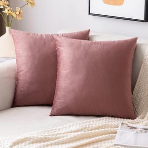 Velvet Cushion Covers Jam Decorative Throw Pillow Case 18x18 Inch 45x45 cm Pillow Covers for Livingroom Sofa Bedroom Pack of 2