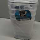 Storeganize Flour Sugar Storage Containers (5.3L/4pk) Great Rice Canisters Sets For The Kitchen pantry, Large Food Storage Containers With Lids Airtight