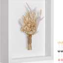 8x10 Shadow Box Picture Frame Display Case with Real Glass Panel and Soft Linen Back,White Deep Shadow Memory Box Frame 8x10 for Flower Baby Pet Wedding Photo Craft Memorial Gift