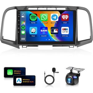 Car Radio Stereo for Toyota Venza 2008-2016 with J-B-L [4G+64G] Android with Wireless CarPlay Android Auto,9 inch IPS Touchscreen Car Stereo Bluetooth5.0,GPS,WiFi,SWC,59UI,32EQ AI DSP+HD Backup Camera