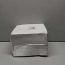 WDF 150pcs Silver Plastic Plates Disposable - Winter Wonderland Party Decorations include 50 Dinner And Salad Plates,25 Forks, 25 Knives, 25 Spoons& 10oz Plastic Cups