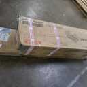 Brisca Full Size Loft Bed with Desk and Shelves,Multifunctionl Bedroom Bed Frame w/Two Built-in Drawers & Storage Staircase,Solid Wood Slats Support,for Kid Adult Boy Girl Teens,White