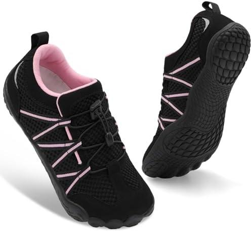 Spesoul Women's Men's Barefoot Shoes Wide Toe Box Walking Shoes Minimalist Slip On Sneakers Zero Drop Lightweight Breathable for Hiking Water Trail Running Workout Grounded Walking Gym, 9 Women/7.5 Men