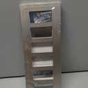 BESTTEN 2 Pack 6 Gang Champagne Gold Screwless Wall Plate, Signature Collection Decorator Outlet Cover Decor Switch Plate, Signature Collection Golden, H4.69 x W11.75