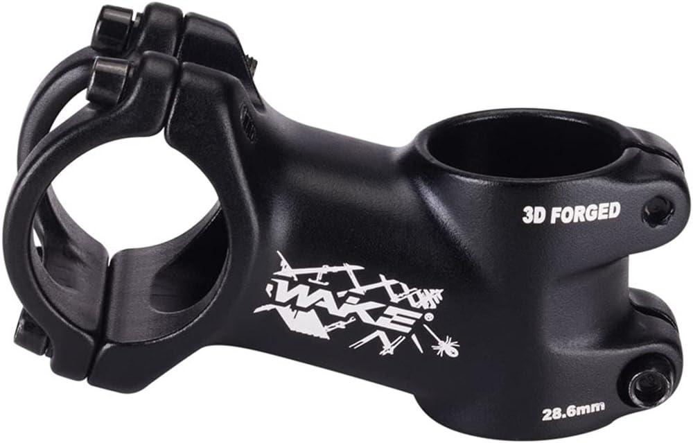 WAKE MTB Stem 31.8 17 Degree 70 90 110mm Bike Stem Mountain Bike Stem Short Handlebar Stem for Most Bicycle, Road Bike, MTB, BMX, Fixie Gear, Cycling (Aluminum Alloy, Lightweight, Black)
