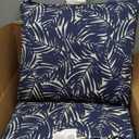 Arden earthFIBER Outdoor Deep Seat Cushion Set (4-Pack), 24 in x 24 in, Weather-Proof, Rain-Proof, Fade Resistant Patio Cushion for Chair, Sofa, and Couch Navy Blue King Palm