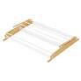 Whitmor Wood Drying Rack: Collapsible Clothes Dryer, Multicolored, 29.5" Width, 32 lb Capacity, No Tools Assembly