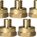 XFITTING 3/4 inch Pex x 1 inch Female NPT Adapter, 23-4-7=5X, 5 Pieces