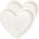 AOTASO Silicone Heart Shaped Cake Pans 10 Inch Large Heart Cake Pan Nonstick Silicone Heart Molds for Baking (2 Pcs Set, Cream)