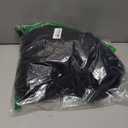 Kingfancy Women's Winter Skirts 2 Layered Tulle Tiered Long Skirts Elastic Waist A-Line Midi Skirts Black XL