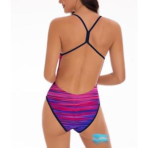 Beautikini Period Swimwear Women One Piece Menstrual Swimsuit Leakproof Racerback Athletic Bathing Suit for Teens Girls, Size M